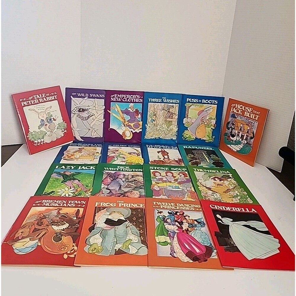 Lot Of 19 Vintage Troll Associates Book Classic Children's Stories Homeschooling